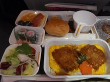 hamukenのブログ-機内食１